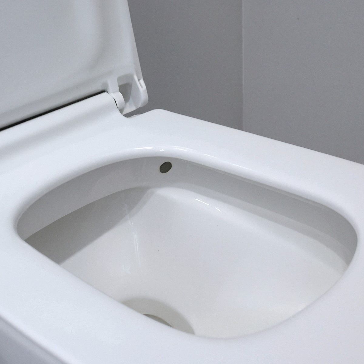 Rimless One Piece Floor Standing WC Toilet - Soft Close Seat Included